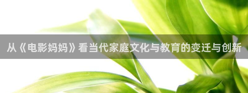 樱花视频s：从《电影妈妈》看当代家庭文化与教育的变迁与创新